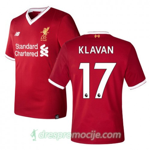 Liverpool Dres KLAVAN Domaći 2017/18 Kratkih Rukava Liverpool Dres KLAVAN Domaći 2017/18 Kratkih Rukava