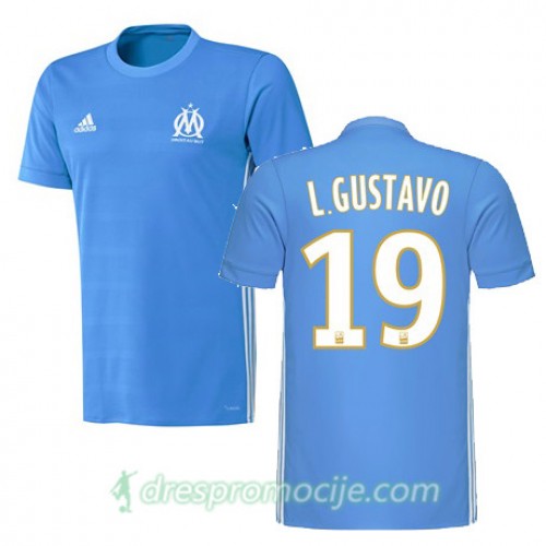 Olympique de Marseille Dres LUIZ GUSTAVO Gostujući 2017/18 Kratkih Rukava Olympique de Marseille Dres LUIZ GUSTAVO Gostujući 2017/18 Kratkih Rukava
