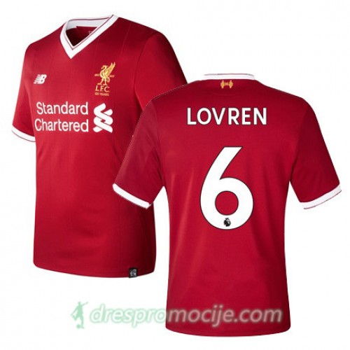 Liverpool Dres LOVREN Domaći 2017/18 Kratkih Rukava Liverpool Dres LOVREN Domaći 2017/18 Kratkih Rukava