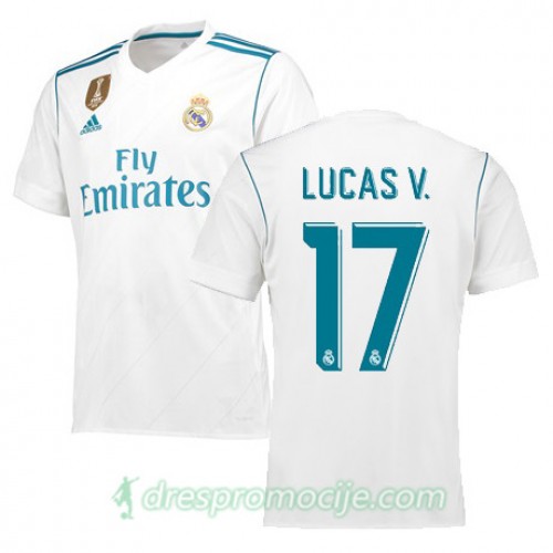 Real Madrid Dres LUCAS V Domaći 2017/18 Kratkih Rukava Real Madrid Dres LUCAS V Domaći 2017/18 Kratkih Rukava