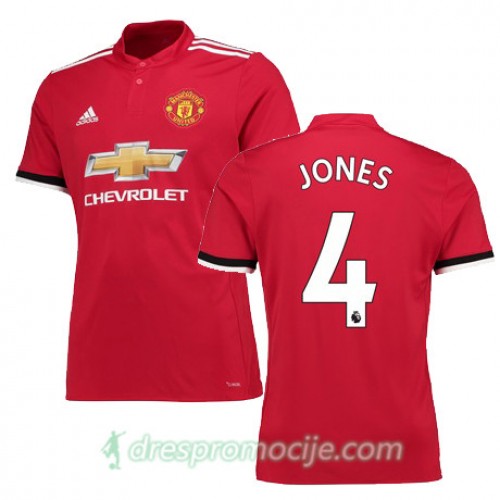 Manchester United Dres JONES Domaći 2017/18 Kratkih Rukava Manchester United Dres JONES Domaći 2017/18 Kratkih Rukava