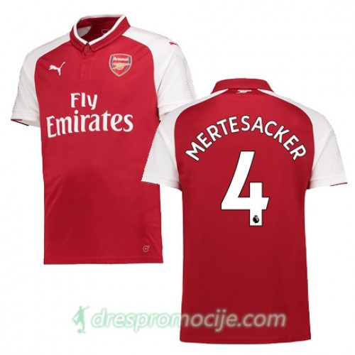 Arsenal Dres MERTESACKER Domaći 2017/18 Kratkih Rukava Arsenal Dres MERTESACKER Domaći 2017/18 Kratkih Rukava