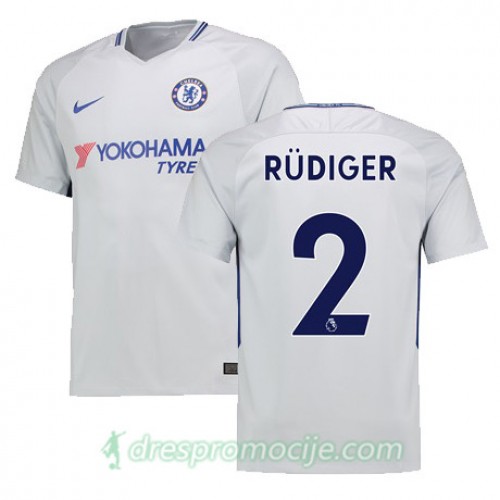 Chelsea Dres RUDIGER Gostujući 2017/18 Kratkih Rukava Chelsea Dres RUDIGER Gostujući 2017/18 Kratkih Rukava