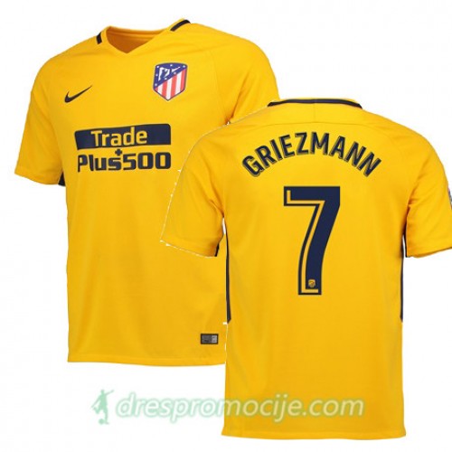 Atlético Madrid Dres GRIEZMANN Gostujući 2017/18 Kratkih Rukava Atlético Madrid Dres GRIEZMANN Gostujući 2017/18 Kratkih Rukava