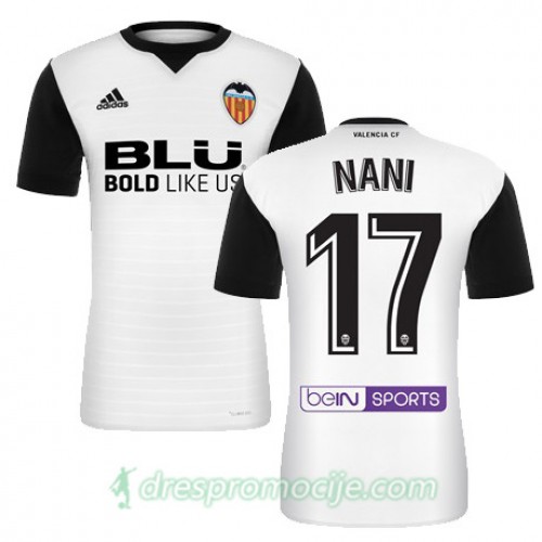 Valencia C.F. Dres NANI Domaći 2017/18 Kratkih Rukava Valencia C.F. Dres NANI Domaći 2017/18 Kratkih Rukava