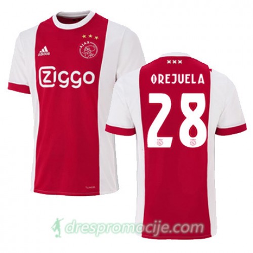 AFC Ajax Dres LUIS MANUEL OREJUELA Domaći 2017/18 Kratkih Rukava AFC Ajax Dres LUIS MANUEL OREJUELA Domaći 2017/18 Kratkih Rukava