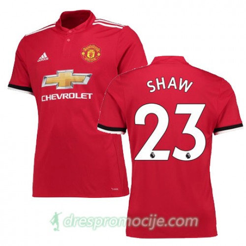 Manchester United Dres SHAW Domaći 2017/18 Kratkih Rukava Manchester United Dres SHAW Domaći 2017/18 Kratkih Rukava