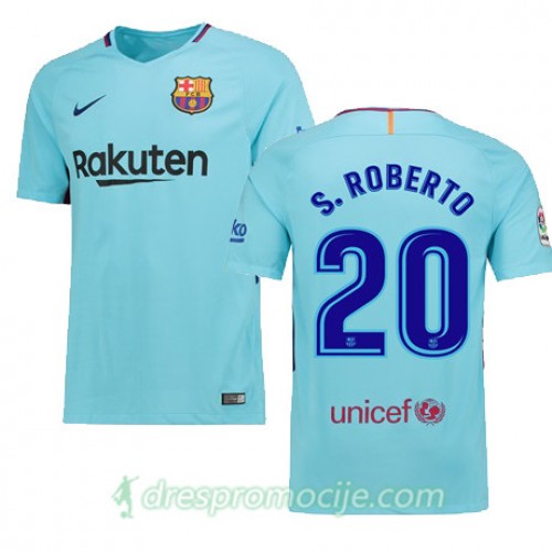 FC Barcelona Dres Sergi Roberto Gostujući 2017/18 Kratkih Rukava FC Barcelona Dres Sergi Roberto Gostujući 2017/18 Kratkih Rukava