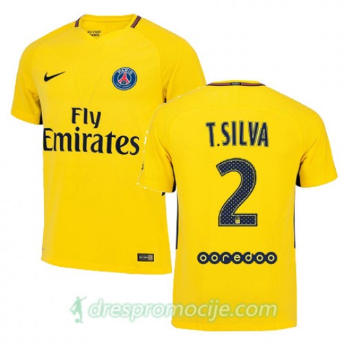 Paris SG Dres THIAGO SILVA Gostujući 2017/18 Kratkih Rukava Paris SG Dres THIAGO SILVA Gostujući 2017/18 Kratkih Rukava