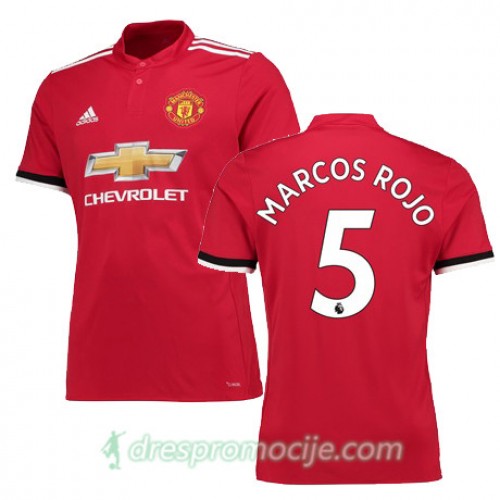 Manchester United Dres MARCOS ROJO Domaći 2017/18 Kratkih Rukava Manchester United Dres MARCOS ROJO Domaći 2017/18 Kratkih Rukava