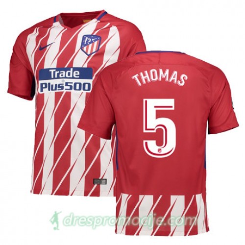 Atlético Madrid Dres THOMAS Domaći 2017/18 Kratkih Rukava Atlético Madrid Dres THOMAS Domaći 2017/18 Kratkih Rukava