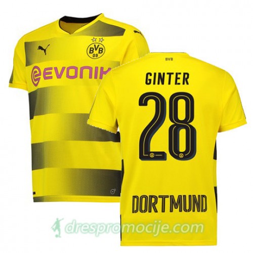 Borussia Dortmund Dres GINTER Domaći 2017/18 Kratkih Rukava Borussia Dortmund Dres GINTER Domaći 2017/18 Kratkih Rukava