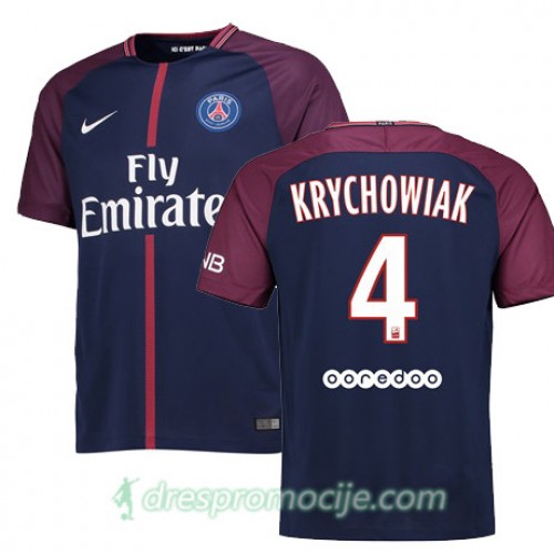Paris SG Dres GRZEGORZ KRYCHOWIAK Domaći 2017/18 Kratkih Rukava Paris SG Dres GRZEGORZ KRYCHOWIAK Domaći 2017/18 Kratkih Rukava