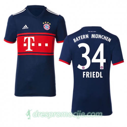 FC Bayern München Dres FRIEDL Gostujući 2017/18 Kratkih Rukava FC Bayern München Dres FRIEDL Gostujući 2017/18 Kratkih Rukava