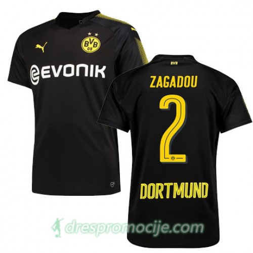 Borussia Dortmund Dres ZAGADOU Gostujući 2017/18 Kratkih Rukava Borussia Dortmund Dres ZAGADOU Gostujući 2017/18 Kratkih Rukava