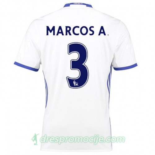 Chelsea Dres MARCOS A Treći 2017/18 Kratkih Rukava Chelsea Dres MARCOS A Treći 2017/18 Kratkih Rukava