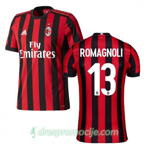 Milan Dres ROMAGNOLI Domaći 2017/18 Kratkih Rukava Milan Dres ROMAGNOLI Domaći 2017/18 Kratkih Rukava