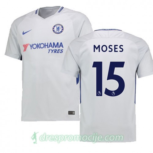 Chelsea Dres MOSES Gostujući 2017/18 Kratkih Rukava Chelsea Dres MOSES Gostujući 2017/18 Kratkih Rukava