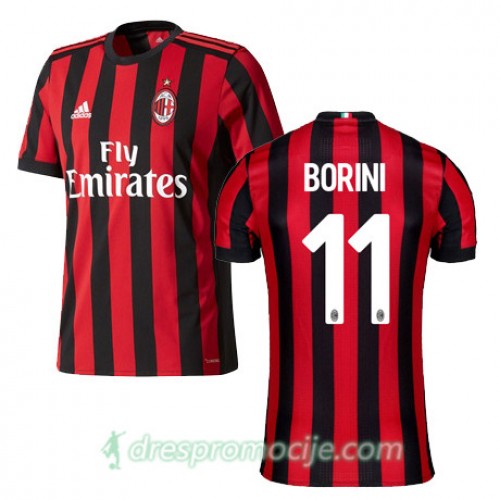 Milan Dres BORINI Domaći 2017/18 Kratkih Rukava Milan Dres BORINI Domaći 2017/18 Kratkih Rukava