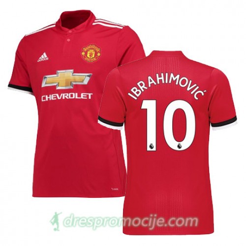 Manchester United Dres IBRAHIMOVIC 10 Domaći 2017/18 Kratkih Rukava Manchester United Dres IBRAHIMOVIC 10 Domaći 2017/18 Kratkih Rukava