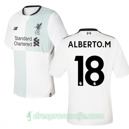 Liverpool Dres ALBERTO M Gostujući 2017/18 Kratkih Rukava Liverpool Dres ALBERTO M Gostujući 2017/18 Kratkih Rukava