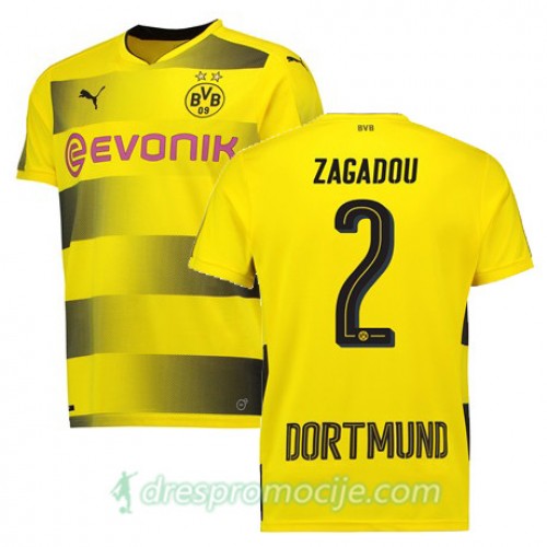 Borussia Dortmund Dres ZAGADOU Domaći 2017/18 Kratkih Rukava Borussia Dortmund Dres ZAGADOU Domaći 2017/18 Kratkih Rukava