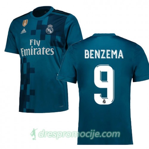 Real Madrid Dres BENZEMA Treći 2017/18 Kratkih Rukava Real Madrid Dres BENZEMA Treći 2017/18 Kratkih Rukava