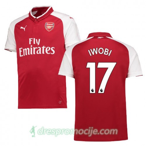 Arsenal Dres IWOBI Domaći 2017/18 Kratkih Rukava Arsenal Dres IWOBI Domaći 2017/18 Kratkih Rukava