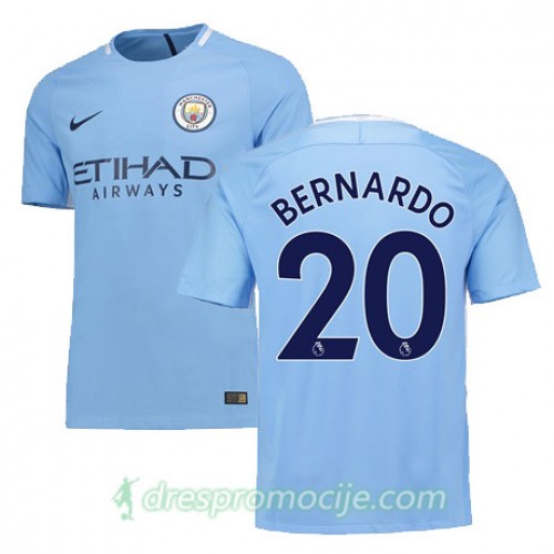 Manchester City Dres BERNARDO Domaći 2017/18 Kratkih Rukava Manchester City Dres BERNARDO Domaći 2017/18 Kratkih Rukava