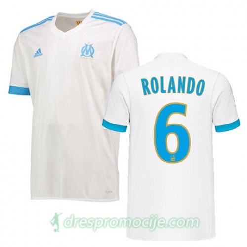 Olympique de Marseille Dres ROLANDO Domaći 2017/18 Kratkih Rukava Olympique de Marseille Dres ROLANDO Domaći 2017/18 Kratkih Rukava