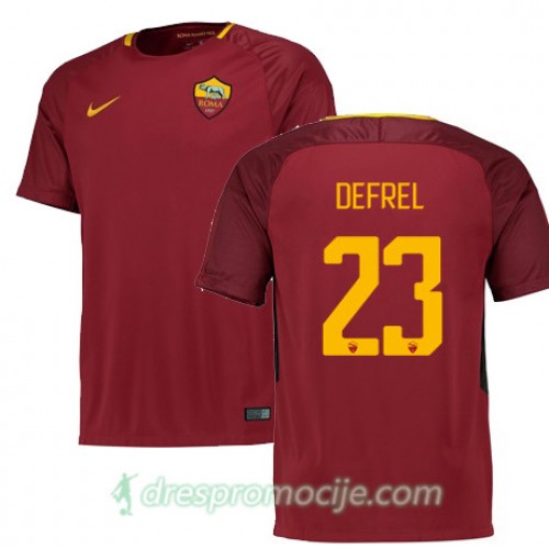 Roma Dres DEFREL Domaći 2017/18 Kratkih Rukava Roma Dres DEFREL Domaći 2017/18 Kratkih Rukava