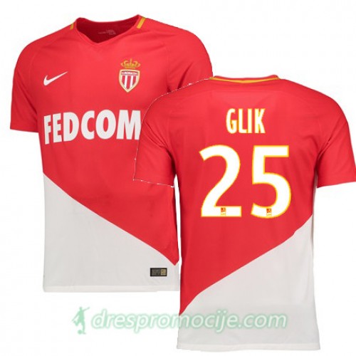 AS Monaco FC Dres KAMIL GLIK Domaći 2017/18 Kratkih Rukava AS Monaco FC Dres KAMIL GLIK Domaći 2017/18 Kratkih Rukava