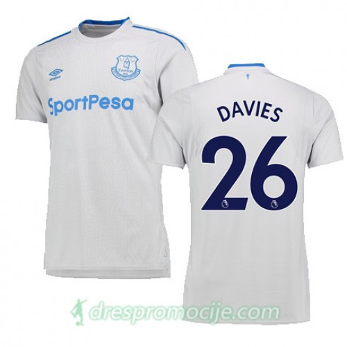 Everton Dres DAVIES Gostujući 2017/18 Kratkih Rukava Everton Dres DAVIES Gostujući 2017/18 Kratkih Rukava