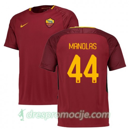 Roma Dres MANOLAS Domaći 2017/18 Kratkih Rukava Roma Dres MANOLAS Domaći 2017/18 Kratkih Rukava