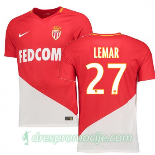 AS Monaco FC Dres THOMAS LEMAR Domaći 2017/18 Kratkih Rukava AS Monaco FC Dres THOMAS LEMAR Domaći 2017/18 Kratkih Rukava