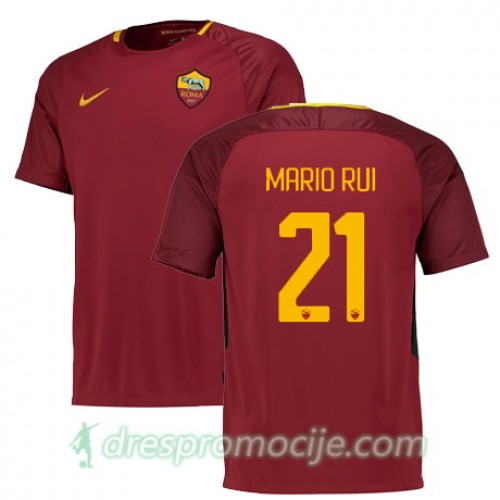 Roma Dres MARIO RUI Domaći 2017/18 Kratkih Rukava Roma Dres MARIO RUI Domaći 2017/18 Kratkih Rukava