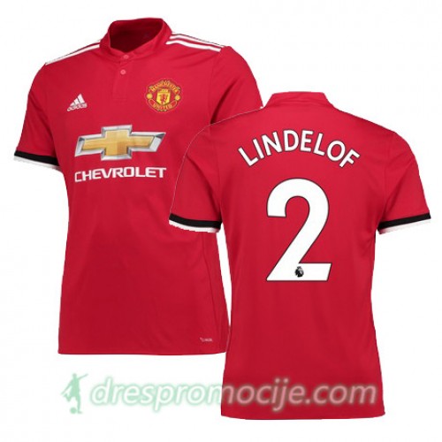 Manchester United Dres LINDELOF Domaći 2017/18 Kratkih Rukava Manchester United Dres LINDELOF Domaći 2017/18 Kratkih Rukava