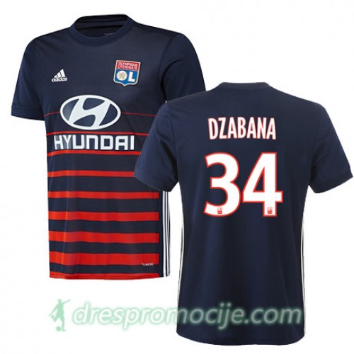 Olympique Lyonnais Dres Alan Dzabana Gostujući 2017/18 Kratkih Rukava Olympique Lyonnais Dres Alan Dzabana Gostujući 2017/18 Kratkih Rukava