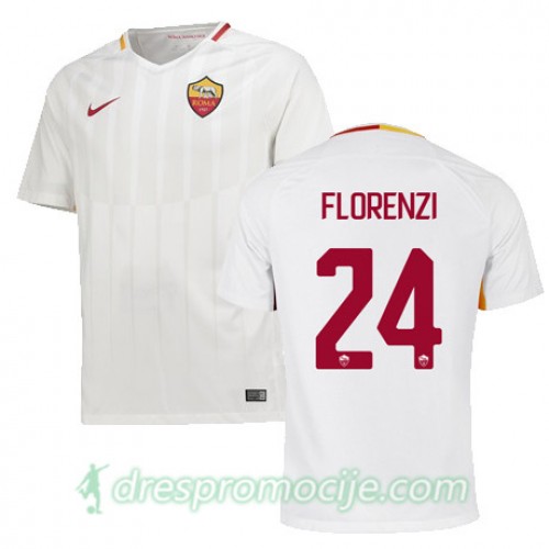 Roma Dres FLORENZI Gostujući 2017/18 Kratkih Rukava Roma Dres FLORENZI Gostujući 2017/18 Kratkih Rukava