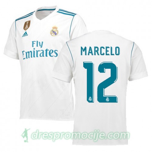 Real Madrid Dres MARCELO Domaći 2017/18 Kratkih Rukava Real Madrid Dres MARCELO Domaći 2017/18 Kratkih Rukava