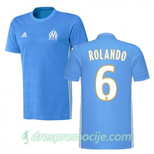 Olympique de Marseille Dres ROLANDO Gostujući 2017/18 Kratkih Rukava Olympique de Marseille Dres ROLANDO Gostujući 2017/18 Kratkih Rukava