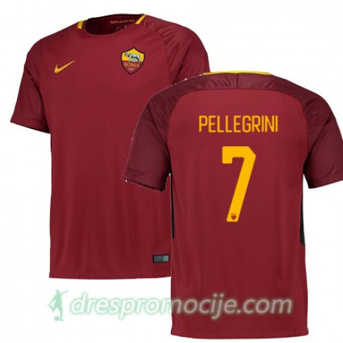Roma Dres PELLEGRINI Domaći 2017/18 Kratkih Rukava Roma Dres PELLEGRINI Domaći 2017/18 Kratkih Rukava