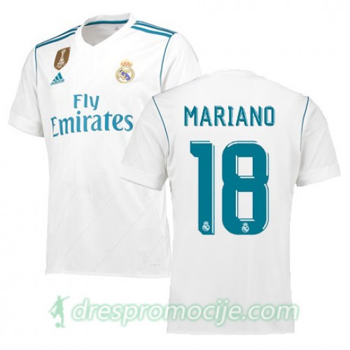 Real Madrid Dres Mariano Domaći 2017/18 Kratkih Rukava Real Madrid Dres Mariano Domaći 2017/18 Kratkih Rukava