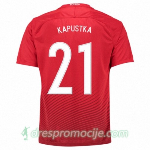 Poljska Dres BARTOSZ KAPUSTKA Gostujući Euro 2016 Poljska Dres BARTOSZ KAPUSTKA Gostujući Euro 2016