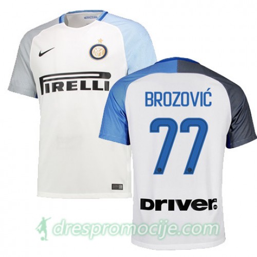 Inter Dres BROZOVIC Gostujući 2017/18 Kratkih Rukava Inter Dres BROZOVIC Gostujući 2017/18 Kratkih Rukava