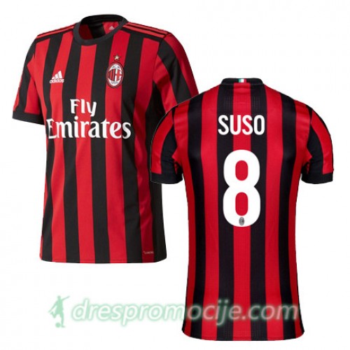 Milan Dres SUSO Domaći 2017/18 Kratkih Rukava Milan Dres SUSO Domaći 2017/18 Kratkih Rukava