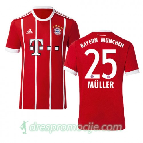 FC Bayern München Dres MULLER Domaći 2017/18 Kratkih Rukava FC Bayern München Dres MULLER Domaći 2017/18 Kratkih Rukava