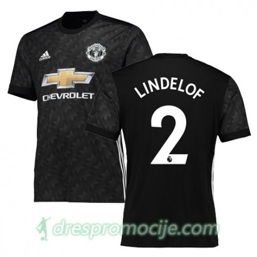 Manchester United Dres LINDELOF Gostujući 2017/18 Kratkih Rukava Manchester United Dres LINDELOF Gostujući 2017/18 Kratkih Rukava