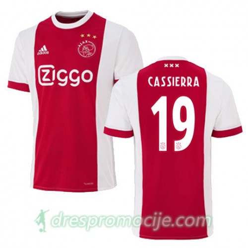 AFC Ajax Dres MATEO CASSIERRA Domaći 2017/18 Kratkih Rukava AFC Ajax Dres MATEO CASSIERRA Domaći 2017/18 Kratkih Rukava