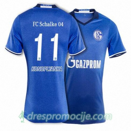 Schalke Dres KONOPLYANKA Domaći 2017/18 Kratkih Rukava Schalke Dres KONOPLYANKA Domaći 2017/18 Kratkih Rukava